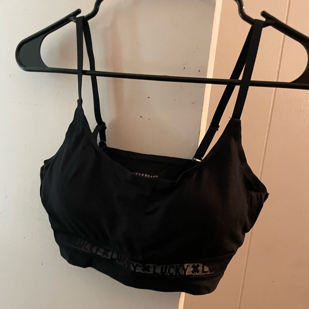- black bralette